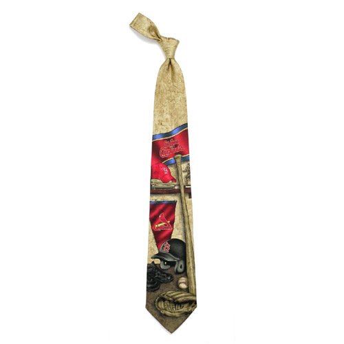 St Louis Cardinals Nostalgia 2 Silk Neck Tie
