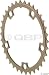 SRAM Force 34T 110mm Chainring Gray Hard Anodized