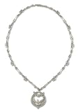 Necklace, 'Peaceful Dove, Crowned with Olive Branches' 17 L