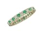 Edana 14K Emerald and Diamond Eternity Ring