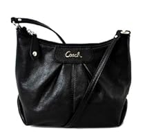 Hot Sale Coach Ashley Leather Swingpack Crossbody Messenger Bag Purse 46872 Black