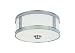 Hudson Valley Lighting 5513-OB Patterson - Two Light Flush Mount, Old Bronze Finish with Clear/White
