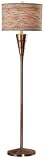 Hunter Accolade Floor Lamp with Antique-Brass Finish