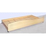 Birch Wood Trundle Bed Box - Twin Size by Room Magic