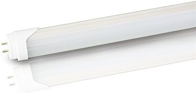 5-pack of Kunshi T8 Rotary Base LED Light Tube,4ft,18w(40w Fluorescent Tube Replacement),2000lm, Neutral White, 4000k