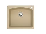 Blanco 441215 Diamond Single Bowl Silgranit II Sink, Biscotti