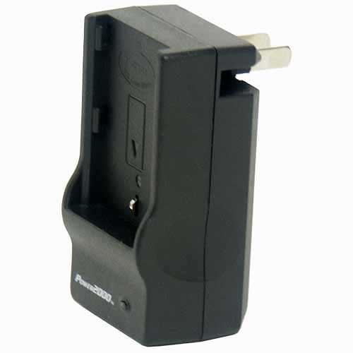 Power2000 Mini Universal 110/220V AC/DC Charger for Sanyo DB-L20 Lithium Ion Digital Camera Batteries