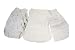 Dappi Comfy Fit Eco-friendly Cloth Diaper Bundle, White, Large