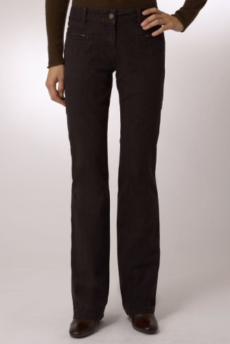 Petite Per Una Straight Leg Zip-Pocket Trousers clothing