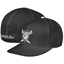 Oakland Raiders Mitchell & Ness Black Throwback Fitted Cap / Hat