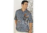 Boca Classics Parrot & Mermaid Print Shirt