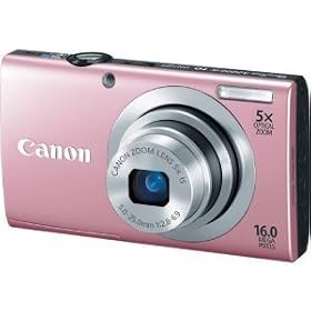 Canon Powershot A2400 16mp Digital Camera With 5x Optical Zoom-pink (6189b001) -