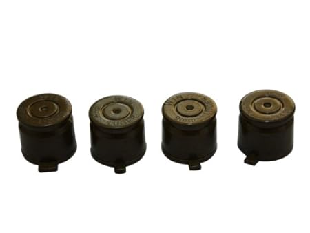 Custom PS3 Controller Bullet Buttons 9mm Metal Mod Kit for PS3 Playstation 3, 2-bronze