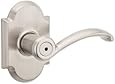 Kwikset Austin Bed/Bath Lever in Satin Nickel