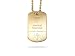 Allergy Gold Plated Dog Tag