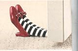 The Wizard of Oz Wicked Witch of the East Legs & Ruby Slippers Doorstop Door Stop Wedge stopper