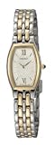 Image of Seiko Ladies Quartz Analogue Watch SUJF18P1 with Two Tone Bracelet and White Dial