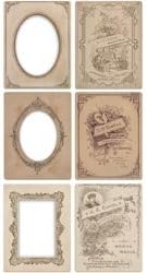 Bulk Buy: Advantus Crafts (3-Pack) Idea Ology Mini Cabinet Card Frames 6/Pkg Holds 3'X4' Photos TH93118