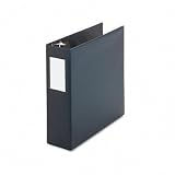 UNIVERSAL PRODUCTS / UNV20707 / D-Ring Binder w/Label Holder, 4in Capacity, Navy / Sold as 1 EA