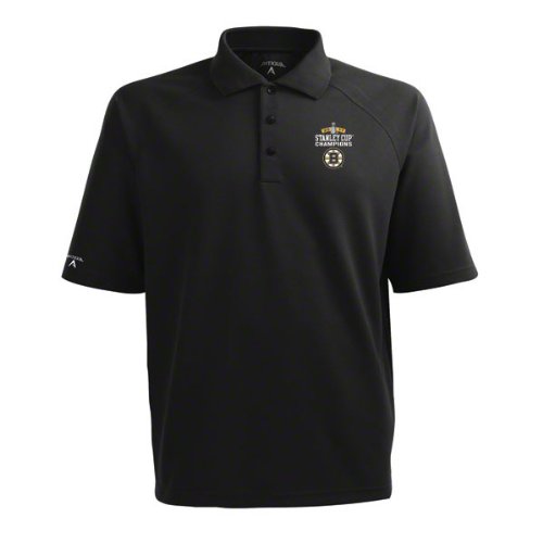 Antigua Boston Bruins 2011 Stanley Cup Champions Whisper Polo Shirt Large
