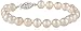 Amazon Collection Sterling Silver White Freshwater Cultured A-Quality Pearl Bracelet (6.5-7mm)