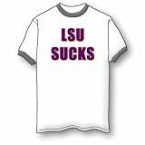 LSU Sucks Ringer T-Shirt