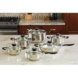 Wyndham House 12 Piece Stainless Steel Cookware Set