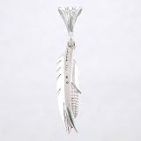 Ray Tracey Small Sword, Feather, Corn Pendant in Sterling Silver, #8619