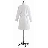Medline Ladies Lab Coat W/ Back-Belt - White, medium - Model MDT13WHT2E
