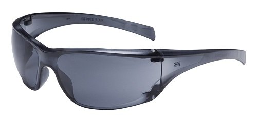3M Virtua AP Safety Glasses With Clear Frame And Gray Polycarbonate Anti-Scratch Hard Coat Lens