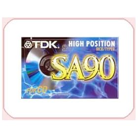 TDK SA90 Audio Tapes - Pack 10