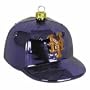 New York Mets 4" MLB Glass Baseball Hat Ornament (Set of 2)