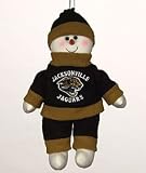 Jacksonville Jaguars 10" Snowflake Friends Festive Plush Snowmen Make Great Friends For Anyone