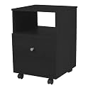 Rolling File Cabinet - Espresso