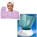 Profiles Wide Mask Facial Sauna With Purple Turbie Twist