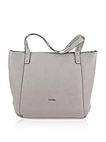 Calvin Klein Bolso asa de mano Shopping (Gris Claro)