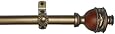 Achim Home Furnishings Camino Ava Window Rod and Finial, 48 to 86-Inch
