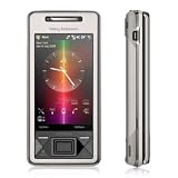 Sony Ericsson - Téléphone Portable - X1 - Windows Mobile - 3,2 MP - Écran tactile - Bluetooth / WIFI / GPS - Steel Silver