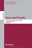 Tests and Proofs: Second International Conference, TAP 2008, Prato, Italy, April 9-11, 2008, Proceedings (Lecture Notes in Computer Science / Programming and Software Engineering)