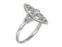 0.25 ct Round Diamond Cocktail Ring 14k White Gold