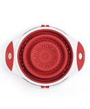 Martha Stewart Collection Red Silicone Collapsable Sink Colander