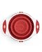 Martha Stewart Collection Red Silicone Collapsable Sink Colander