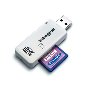 Integral USB 2.0 Single Slot SD Reader