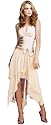 Knielanges Cocktailkleid, Neckholder Stil, Farbe gold von astrapahl