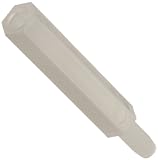 Nylon 6/6 Male Female Standoff 4 40 1 1/2 Body Length, 3/16 Male & Female Thread Lengths, White (Pack of 25) Review photo