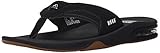 UPC 881862642788 product image for Reef Men's Fanning II Flip Flop, Black/Silver, 14 M US | upcitemdb.com