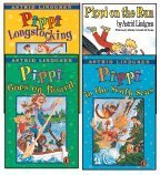 The Pippi Longstocking 4-Book Set: Pippi Longstocking, Pippi Goes on Board, Pippi in the South Seas, and Pippi on the Run