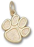Clemson Tigers Paw 1/2 Charm - 14KT Gold Jewelry