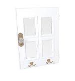 Libbie Antique Door Mirror / Hanger (14.5 x 20)