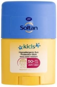 Boots Soltan Kids Hypoallergenic Sun Protection Stick SPF 50+ 25 g. Free Coin Purse 1 pcs.